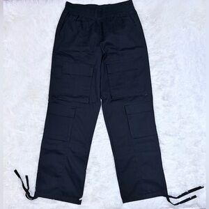 Forever 21 Black Cargo Straight Leg Pants